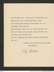 Nachlass Franz Steindachner, Brief von Haberer an Franz Steindachner (26.01.1912), Inv.Nr. 193.14, Seite 2
